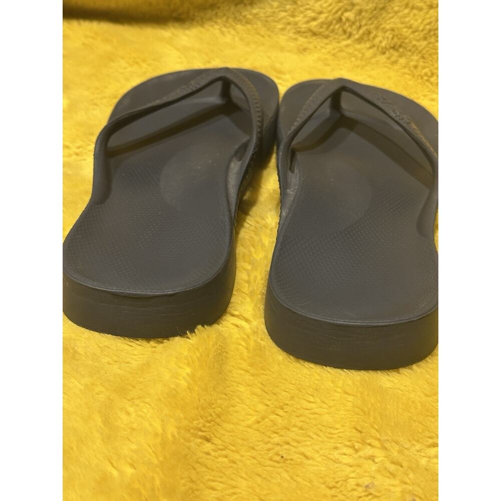 ARCHIES Arch Support Flip Flops Women 9 Men 8 Orthotic Sandals Navy Slip on - Picture 6 of 8